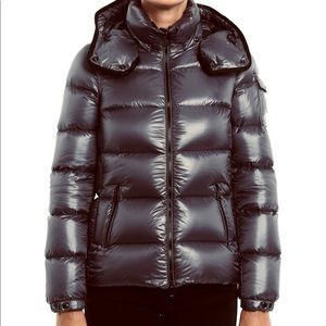 Authentic Moncler Berre puffer jacket dark gray